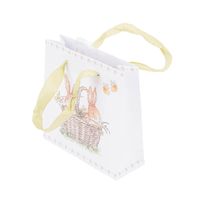 87232-Geschenktasche-Hasen-im-Korb-weiss-braun-17x6x17cm-DSC-7528-02.jpg Geschenktasche weiß mit Hasen im Korb braun und grünen Henkeln