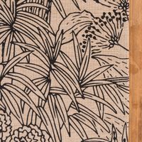 87244-Tischlaeufer-Orphee-Botanics-Leinenlook-natur-schwarz-40x160cm-von-SCHoeNER-LEBEN--87238-13.jpg Tischläufer Orphee Botanics Leinenlook natur schwarz 40x160cm von SCHÖNER LEBEN. Detail Stoff