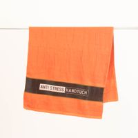 HAndtuch mit Banderole Anti stress handtuch orange