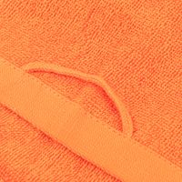 87316-Badetuch-aus-Baumwolle-Anti-Stress-Handtuch-orange-schwarz-weiss-70x140cm-von-La-Vida-87316-06.jpg HAndtuch mit Banderole Anti stress handtuch orange detail aufhänger
