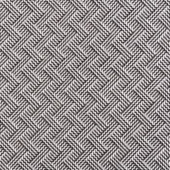Polsterstoff Dekostoff Jacquard Flachgewebe Alba Chevron schwarz wollweiß 1,40m Breite