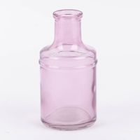 Vase in flaschenform lila