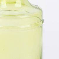 87362-Kleine-Vase-Flaschenform-zylinderfoermig-transparent-Glas-verschiedenen-Farben-6-5x13cm-DSC-8291-03.jpg Vase in flaschenform grün detail verjüngung