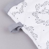 87457-Ofenhandschuh-aus-Baumwolle-Einheitsgroesse-Katze-und-Punkte-weiss-schwarz-grau-18x30cm-von-Clayre-und-Eef-87457-06.jpg Ofenhandschuh mit Katzenmotv in Blumenkranz und kleinen Pünktchen weiß grau