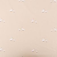 87466-Baumwollstoff-Popeline-Stoff-Gaense-beige-weiss-1-45m-Breite-87466-02.jpg Baumwollstoff Popeline Stoff Gänse beige weiß 1,45m Breite