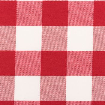 Dekostoff Karos rot weiß 140cm Breite