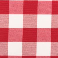 Dekostoff Karos rot weiß 140cm Breite