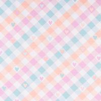 87515-Flanell-Stoff-aus-Baumwolle-Karo-Herzen-pink-mint-gruen-1-45m-Breite-87515-02.jpg Flanell Stoff aus Baumwolle Karo Herzen pink mint grün 1,45m Breite
