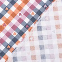 87516-Flanell-Stoff-aus-Baumwolle-Karo-Herzen-blau-braun-lila-1-45m-Breite-87516-07.jpg Flanell Stoff aus Baumwolle Karo Herzen blau braun lila 1,45m Breite