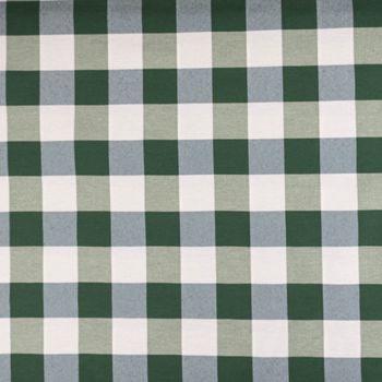 Dekostoff Baumwoll-Mischgewebe große Karos 5,5x5,5cm grün weiß 2,80m Breite