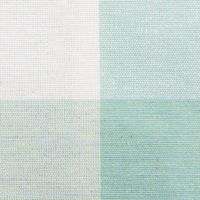 Dekostoff Baumwoll-Mischgewebe große Karos 5,5x5,5cm mintgrün weiß 2,80m Breite