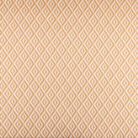 Jacquard Stoff Dekostoff Doubleface Monza Art Déco ockergelb weiß 2,80m Breite