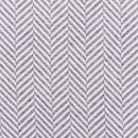 Jacquard Stoff Dekostoff Doubleface Miseno Fischgrät hellgrau 2,80m Breite