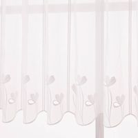 87615-Scheibengardinen-Meterware-naehfrei-Stickerei-Voile-Blumen-weiss-45cm-Hoehe-IMG-KW17-215.jpg Scheibengardinen Meterware nähfrei Stickerei Voile Blumen weiß 45cm Höhe