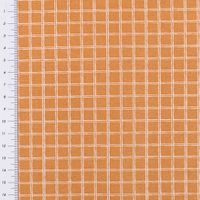 Tischdeckenstoff abwaschbar Baumwollstoff beschichtet Enduit Jules Karo ocker 1,45m Breite