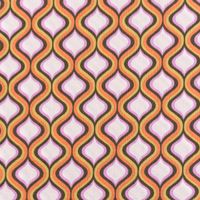 Baumwollstoff Popeline Fine Poplin GEOMETRIC Retro Trellis ecru grün 1,45m Breite