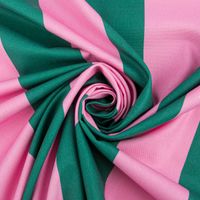 Baumwollstoff Dekostoff Digital Streifen dunkelgrün pink 1,40m breit
