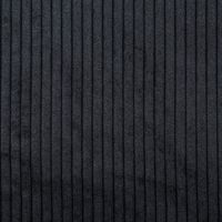 Cord Polsterstoff mit Fleckschutz Capri uni schwarz 1,45m Breite