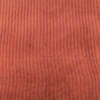 Cord Polsterstoff mit Fleckschutz Capri uni terracotta-braun 1,45m Breite