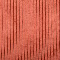 Cord Polsterstoff mit Fleckschutz Capri uni terracotta-braun 1,45m Breite