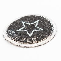 Applikation Jeans mit STernmotiv und AUfschrift forever