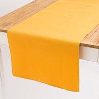 87821-Tischlaeufer-Outdoor-aus-Kunstfaser-einfarbig-honiggelb-45x150cm-IMG-KW23-229.jpg Outdoor Tischläufer einfarbig honiggelb über tisch
