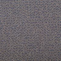 Polsterstoff Flachgewebe Dobby Trento uni meliert blau sand 1,40m Breite