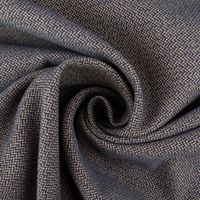 Polsterstoff Flachgewebe Dobby Trento uni meliert blau sand 1,40m Breite