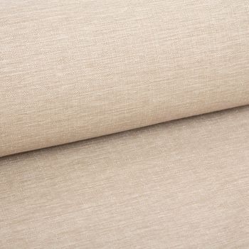Polsterstoff Outdoorstoff Olefina mit Fleckschutz uni Struktur beige 1,45m Breite