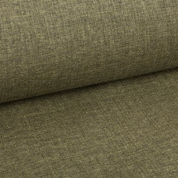 Polsterstoff Outdoorstoff Olefina mit Fleckschutz uni Struktur dunkelgrün 1,45m Breite