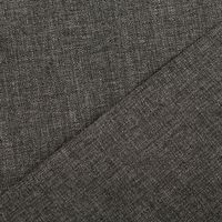 Polsterstoff Outdoorstoff Olefina mit Fleckschutz uni Struktur dunkelgrau-braun 1,45m Breite
