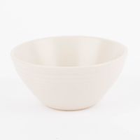 kleine schale in beige mit linienrelief