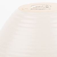 kleine schale in beige mit linienrelief