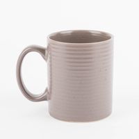 87847-Tasse-aus-Keramik-weiss-beige-oder-taupe-320ml-IMG-KW20-095.jpg Tasse mit Linienrelief in taupe