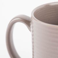 87847-Tasse-aus-Keramik-weiss-beige-oder-taupe-320ml-IMG-KW20-096.jpg Tasse mit Linienrelief in taupe