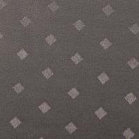 Satin Stoff Tischdecke Meterware mit Acryl-Fleckschutz Mini-Raute anthrazit 1,40cm Breite