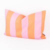 Kissenhülle Streifen orange und pink von SCHÖNER LEBEN. 30x50