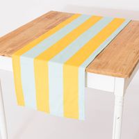 87866-Tischlaeufer-Streifen-hellblau-gelb-40x160cm-von-SCHoeNER-LEBEN--IMG-KW24-027.jpg Tischläufer Streifen hellblau gelb 40x160cm von SCHÖNER LEBEN.