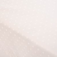 Tischdecke mit Acryl-Fleckschutz Mini-Raute weiß von SCHÖNER LEBEN. Detail Kante