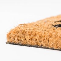 Clayre & Eef Fußmatte Elefanten Kokosnussfaser Kunststoff natur braun schwarz 75x45x1cm
