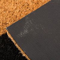 Clayre & Eef Fußmatte Elefanten Kokosnussfaser Kunststoff natur braun schwarz 75x45x1cm