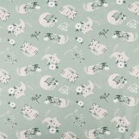 88083-Baumwollstoff-Popeline-Fine-Poplin-Digitaldruck-CATS-Katzen-Blumen-mint-gruen-beige-1-45m-Breite-IMG-KW23-042.jpg Baumwollstoff Popeline Fine Poplin Digitaldruck CATS Katzen Blumen mint grün beige 1,45m Breite