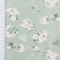 88083-Baumwollstoff-Popeline-Fine-Poplin-Digitaldruck-CATS-Katzen-Blumen-mint-gruen-beige-1-45m-Breite-IMG-KW23-045.jpg Baumwollstoff Popeline Fine Poplin Digitaldruck CATS Katzen Blumen mint grün beige 1,45m Breite