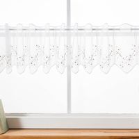 88111-Scheibengardinen-Meterware-naehfrei-Stickerei-Blaetter-weiss-gruen-30cm-Hoehe-IMG-KW24-099.jpg Scheibengardinen Meterware nähfrei Stickerei Blätter weiß grün 30cm Höhe