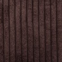 Cord Polsterstoff Möbelstoff Breitcord Baby Rib coffee braun 1,45m breit Nahaufnahme