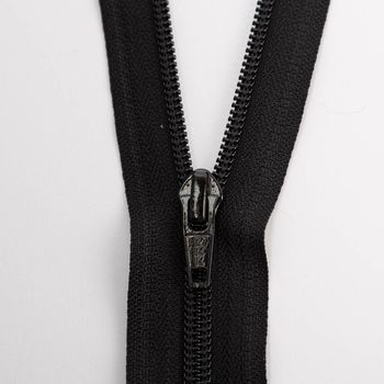 SCHÖNER LEBEN. YKK Reißverschluss Kunststoffspirale teilbar 80cm schwarz