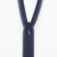 SCHÖNER LEBEN. YKK Reißverschluss Nahtverdeckt nicht teilbar 22cm marine