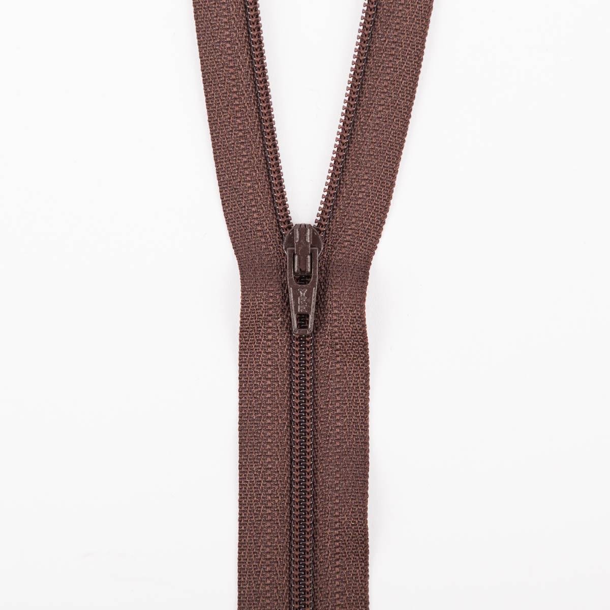 SCHÖNER LEBEN. YKK Reißverschluss nicht teilbar Kunststoffspirale 20cm palisander