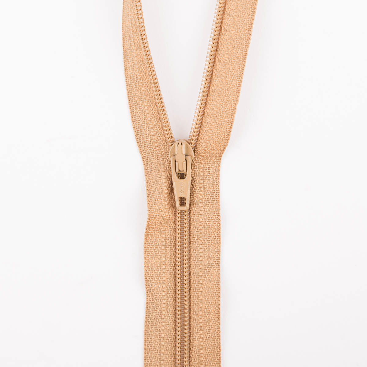 SCHÖNER LEBEN. YKK Reißverschluss nicht teilbar Kunststoffspirale 20cm kamel