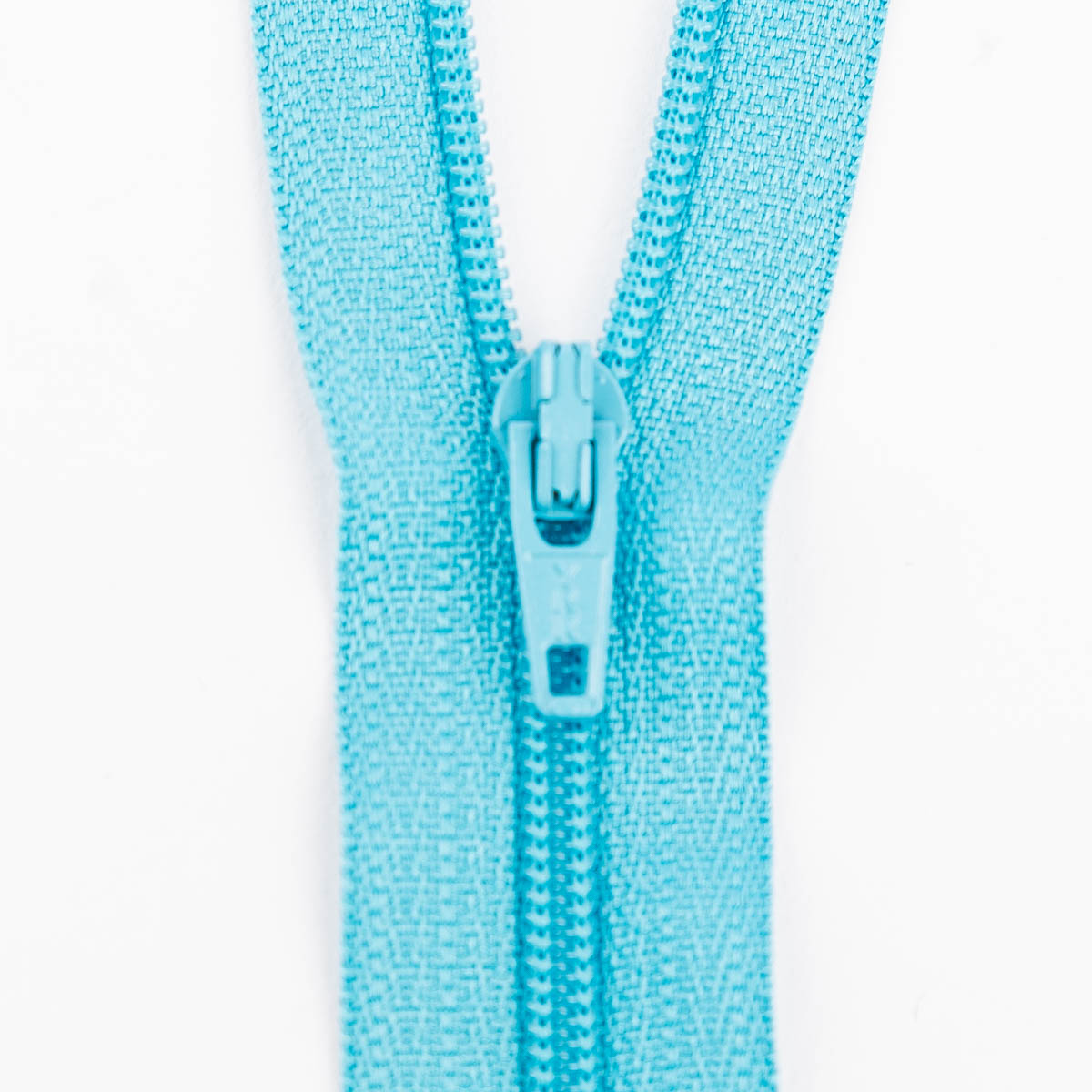 SCHÖNER LEBEN. YKK Reißverschluss nicht teilbar Kunststoffspirale 20cm wasserblau